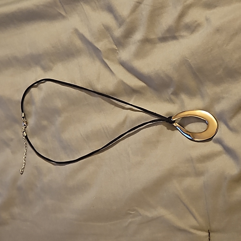 Lia Sophia Teardrop Cord Necklace - Picture 2 of 5